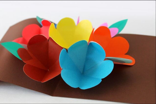 pop up card kertas origami