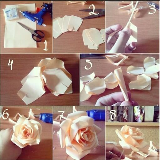 Cara Membuat Bunga dari Kertas Beserta Gambarnya Lengkap 